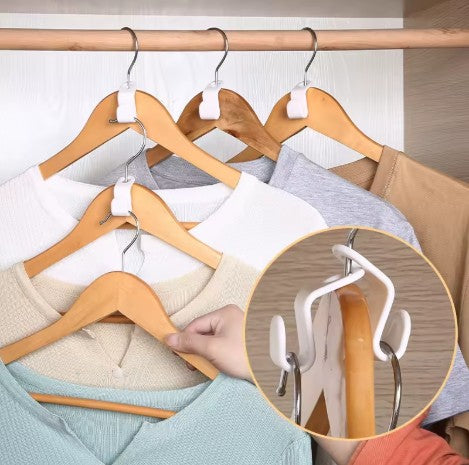 Crochets organisateurs pour cintres – Lot de 40